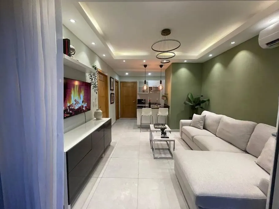 Apartmento En El Corazon De La Ciudad Con Piscina Infinita Y Vista Al Mar Σάντο Ντομίγκο Διαμέρισμα