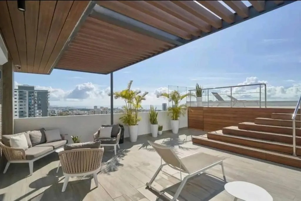 Apartmento En El Corazon De La Ciudad Con Piscina Infinita Y Vista Al Mar Σάντο Ντομίγκο 0*,