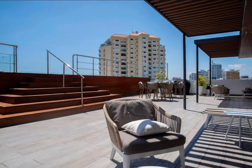 Apartmento En El Corazon De La Ciudad Con Piscina Infinita Y Vista Al Mar Σάντο Ντομίγκο Διαμέρισμα